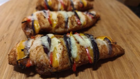 Fajita Hasselback Chicken