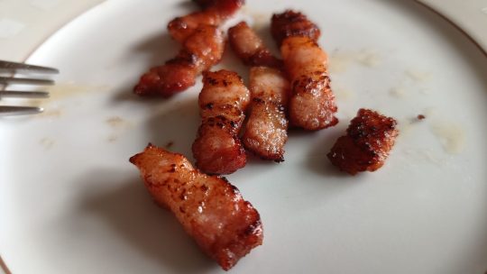 Gezouten spekblokjes