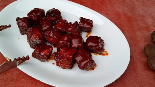 Pork belly burnt ends