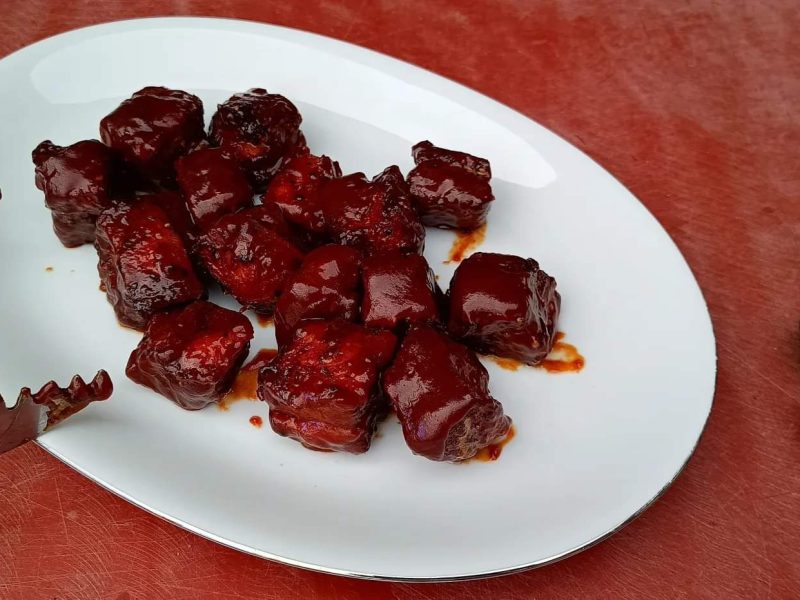 Pork belly burnt ends